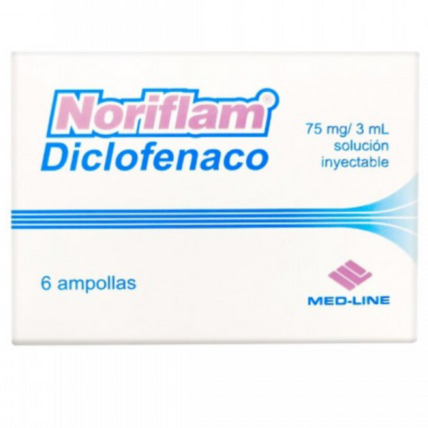 NORIFLAM DICLOFENACO 7SMG/ 3ML / 6AMP