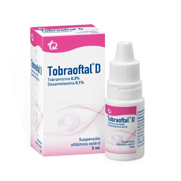 TOBRAOFTAL D 3 MG/ 5 ML
