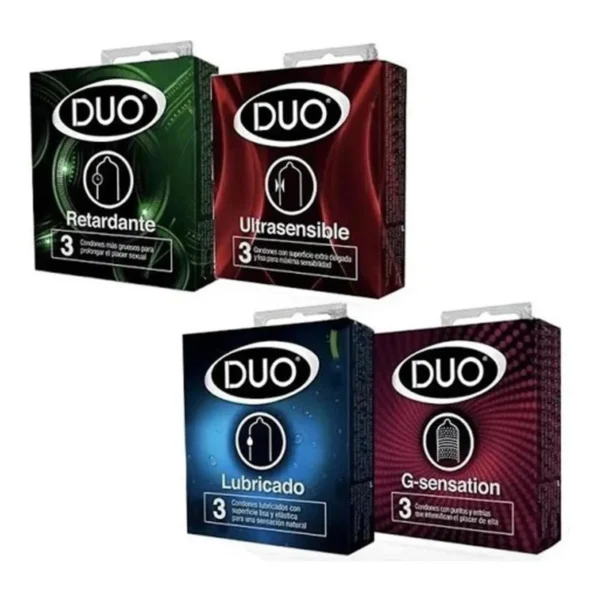 Preservativos Duos/4 caja x48 condones